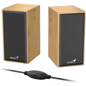 BOXE GENIUS 2.0, RMS: 6W (2 x 3W), USB power, pine wood, #SP-HF180" #31730029404" (timbru verde 0.8 lei)