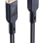 Cablu alimentare si date Aukey, USB Type-C (T) la USB Type-C (T), 1.8m, 480 Mbps, 100W, braided, negru, "LLTSN1041219" (timbru verde 0.08 lei) -689323785353