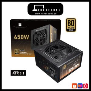 SURSA Thermalright "TR-KG650-sleeved", 650W,  certificare 80 Plus Gold, modular, LLC, DC to DC,  fan 120mm, negru, "TR-KG650-sleeved" (timbru verde 2 lei)
