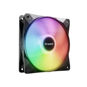 Ventilator be quiet "LIGHT WINGS", 140mm, 1300 rpm, rifle bearing, PWM, ARGB, reversibil, alb, "BL135" (timbru verde 0.18 lei)