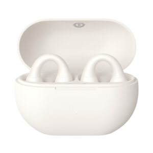 CASTI Baseus  Bass 15 Clip Open-Ear TWS, pt smartphone, wireless, bluetooth 5.4, dual-mic pe casca, 8 ore durata baterie, alb "A00079500223-00" (timbru verde 0.18 lei) - 6932172674328