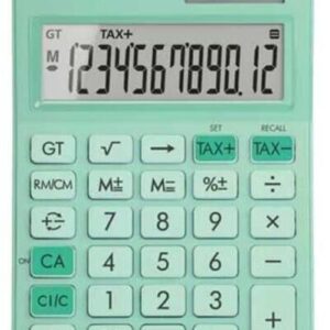 Calculator de birou Canon, LS-125KB GR, Green, LCD 12-digit, dim.car. 18.6 mm, Dual-Power (solara si baterie LR44), dim. 147x106x25mm, 117g, (incl.TV 0.80lei),"6819C001AA"