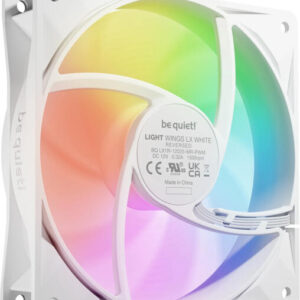 Ventilator be quiet "LIGHT WINGS LX", 120mm, 1500 rpm, rifle bearing, PWM, reversibil, negru, "BL132" (timbru verde 0.18 lei)