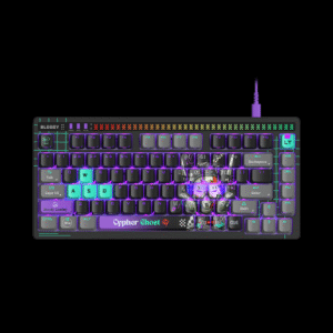 Tastatura gaming Bloody "AT75" Alpha Optical Switch Mechanical Keyboard USB Cypher Ghost, US Layout "AT75 Cypher Ghost" (timbru verde 0.18 lei) 4711421 001830