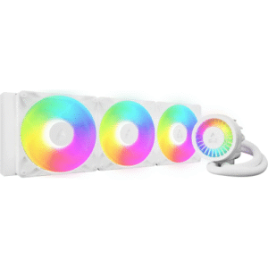 COOLER Arctic "Liquid Freezer III Pro 420 ARGB", skt. LGA1851, LGA 1700, AM4, AM5, racire cu lichid, 3 x 140mm, 400 - 2500 RPM, ARGB adresabil, alb "ACFRE00189A" (timbru verde 2.00 lei)