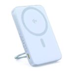 POWER BANK Baseus PicoGo Qi2 Magnetic, 5000mAh, PD 20W, 1 x USB Type-C, incarcare wireless Qi2 15W, prindere magnetica Iphone, include cablu USB Type-C la USB Type-C 30cm, albastru "P10076800313-00" (timbru verde 0.98 lei) - 6932172677596