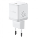 INCARCATOR retea Baseus Palm, Quick Charge 30W, 1 x USB Type-C, alb "P10111605213-00" (timbru verde 0.18 lei) - 6932172672768