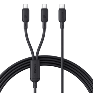 CABLU alimentare si date Baseus Pudding, Fast Charging Data Cable pt. smartphone, USB Type-C la USB Type-C 100W, 1.5m, negru "P10377701111-00" (timbru verde 0.08 lei) - 6932172668556
