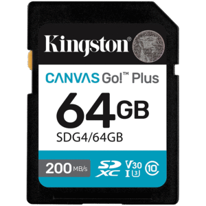MICROSD KS 64GB CL10 UHS-I CANVAS GO PLS "SDG4/64GB" (timbru verde 0.03 lei)