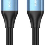 Cablu video Vention, HDMI (T) la HDMI (T), 3m, rezolutie 4K@ la 60Hz, conectori auriti, albastru, "ALHSI" - 6922794768109