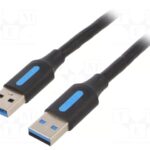 Cablu USB pt. imprimanta Vention, USB 3.0 A (T) la USB (T), 2m, negru "CONBH" - 6922794748835