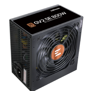SURSA Zalman "ZM800", 800W,  certificare 80Plus Bronze, non-modular,  fan 120mm, negru, "ZM800-GV2SE" (timbru verde 2 lei)