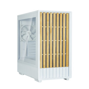 CARCASA Zalman "P10 NAMU", mini tower, gaming, fara sursa, suporta 7xfan, 3xfan inclus, PSU shroud, display 9.1inch, USB Type-C x 1, USB 3.1 gen1, audio+mic, 5 sloturi expansiune, alb, "P10 NAMU White" (timbru verde 0.24lei)