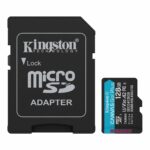 KINGSTON 128GB microSDXC Canvas Go Plus Gen4 200MB/s A2 U3 V30 Card + Adapter "SDCG4/128GB" (timbru verde 0.03 lei)