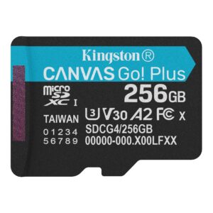 MicroSD Kingston Canvas GO Plus 256GB "SDCG4/256GBSP" (timbru verde 0.03 lei)