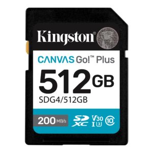 SD CARD KS 512GB CL10 UHS-I CANV GO "SDG4/512GB" (timbru verde 0.03 lei)