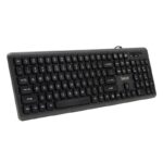 TASTATURA SPACER USB, 104 taste, silentioasa,  low profile fingertip keycap design,  black, "SPKB-LWP-03" (timbru verde 0.8 lei)