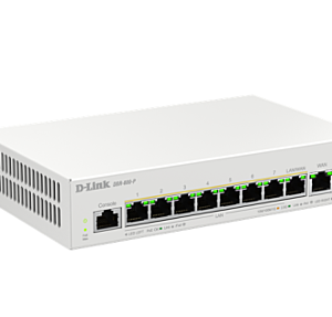 ROUTER D-Link wired 2.5 Gigabit, 1 x Gigabit WAN, 1 x 2.5G WAN/LAN, 7 x 2.5G LAN, 8 Port 802.3at PoE output, tehnologie VPN "DBR-600-P" (timbru verde 0.8 lei)