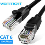 Patch Cord UTP Vention, 15m, Cat 6, RJ-45 (T) la RJ-45 (T), 26 AWG, negru, "IBEBN" - 6922794743557