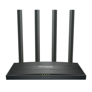ROUTER TP-LINK Omada AC1200 Gigabit Wi-Fi 2.4 Ghz / 5 Ghz, 5× Gigabit Ethernet Ports, 4 antene externe, tehnologie VPN "ER605W" (timbru verde 0.8 lei)