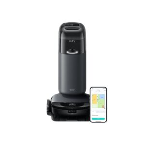 Robot All-in-One Anker "eufy Omni S1", 8.000 Pa, aspirare uscata si umeda, Wi-Fi, multi-suprafete, capacitate colectare 2.5L, negru, "T2071G11" (timbru verde 11 lei) - 0194644298357