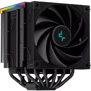 COOLER DeepCool "AK620 DIGITAL SE", combatibil skt. Intel si AMD, racire cu aer, ventilator 120mm, 500 - 1850 rpm, 6x6 mm heatpipes, inaltime 157mm, negru "R-AK620-BKADMN-GJD"  (timbru verde 0.8 lei)