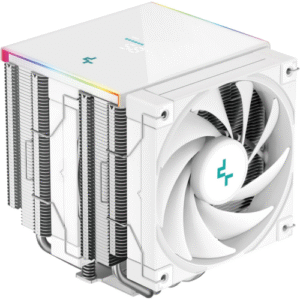 COOLER DeepCool "AK620 DIGITAL SE WH", combatibil skt. Intel si AMD, racire cu aer, ventilator 120mm, 500 - 1850 rpm, 6x6 mm heatpipes, inaltime 157mm, alb "R-AK620-WHADMN-GJD"  (timbru verde 0.8 lei)