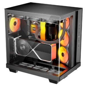 CARCASA be quiet "Light Base 500 LX Black", middle tower, gaming, fara sursa, suporta 10xfan, 4xfan inclus, , USB Type-C x 1, USBx2, audio+mic, 7 sloturi expansiune, negru, "BGW85" (timbru verde 0.32lei)
