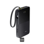 POWER BANK Baseus EnerFill FC51 Bipow 2 Pro Digital, capacitate 30000mAh 22.5W, 1 x USB, 1 x USB Type-C, cablu integrat USB Type-C, display, negru "E0028100" (timbru verde 0.98 lei) - 6932172698645