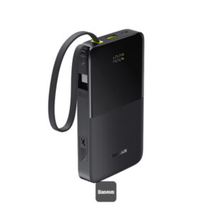POWER BANK Baseus EnerFill FC51 Bipow 2 Pro Digital, capacitate 30000mAh 22.5W, 1 x USB, 1 x USB Type-C, cablu integrat USB Type-C, display, negru "E0028100" (timbru verde 0.98 lei) - 6932172698645