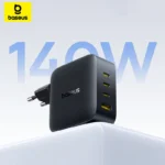 INCARCATOR retea Baseus EnerFill FH11, Quick Charge 140W, 3 x USB Type-C, 1 x USB, negru "E0121J00" (timbru verde 0.18 lei) - 6932172698812