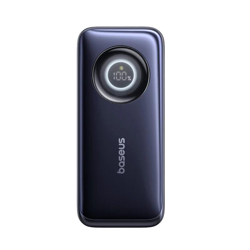 POWER BANK Baseus EnerCore Power, capacitate 20000mAh 67W, 2 x USB Type-C, cablu retractabil USB Type-C 80cm, display, negru "E0027H00" (timbru verde 0.98 lei) - 6932172691929 - imagine 5