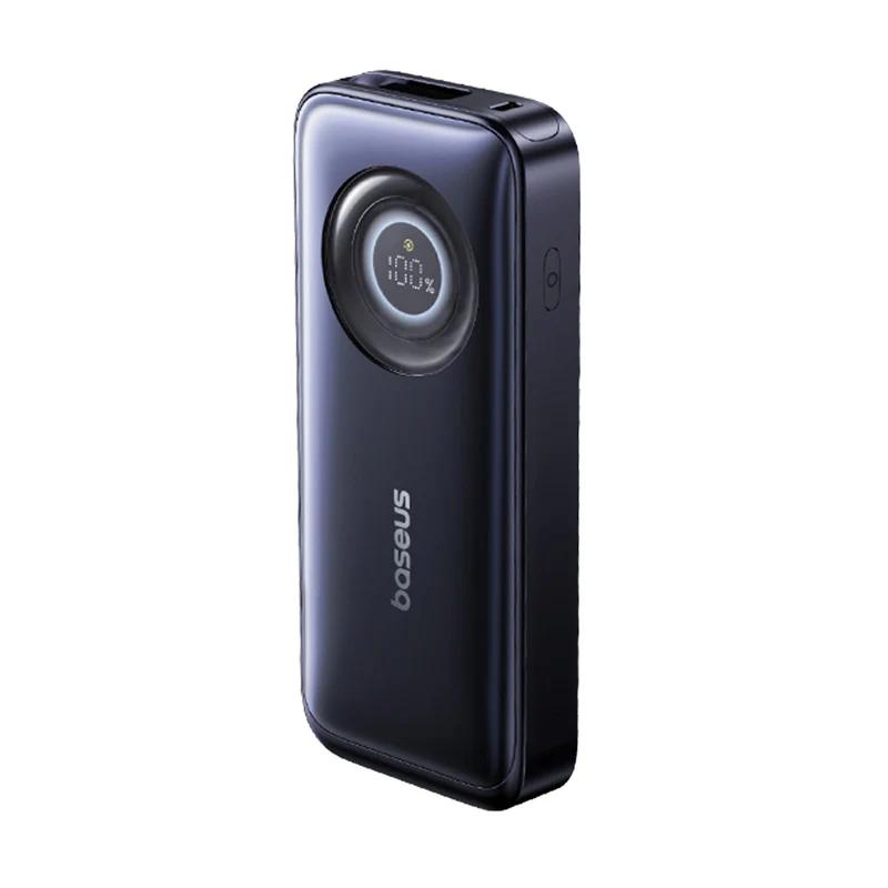 POWER BANK Baseus EnerCore Power, capacitate 20000mAh 67W, 2 x USB Type-C, cablu retractabil USB Type-C 80cm, display, negru "E0027H00" (timbru verde 0.98 lei) - 6932172691929 - imagine 3