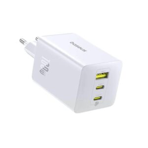 INCARCATOR retea Baseus EnerFill FE11, Quick Charge 100W, 2 x USB Type-C, 1 x USB, alb "P10182102213-00" (timbru verde 0.18 lei) - 6932172690649