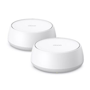 MESH TP-LINK wireless, Wi-Fi 7 BE3600 Tri-Band, pt int, 3600 Mbps, 2×1 Gbps WAN/LAN,2.4 GHz|5 GHz,antena int x 4, standard 802.11be "Deco BE22(2-pack)" (timbru verde 2 lei)