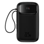 POWER BANK Baseus EnerFill FC31, 20000mAh, 22.5W, display, 1 x USB, cablu integrat USB Type-C si Iphone Lightning, negru, "P10082107123-00" (timbru verde 0.98 lei) - 6932172691196