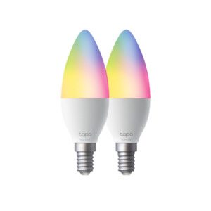 BEC LED wireless TP-LINK, 470lm, 40W, E14, intens reglabila, ctr prin smartph.cu apl.Tapo, ajustare auto a luminii in fct. de mom zilei- diferite culori "Tapo L430C" (timbru verde 0.60 lei)