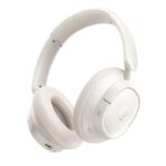 CASTI Baseus Bowie Bass BH1 NC Wireless Noise Cancelling, over ear, 40mm Dynamic Drivers, autonomie 80 ore, microfon pe casca, conectare prin Bluetooth 6.0, alb "A0203702" (timbru verde 0.18 lei) - 6932172697006