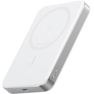 POWER BANK Anker "MagGo" 10.000 mAh,  magnetic, wireless,  276 g, alb, "A1664H21" (timbru verde 0.98 lei) - 0194644203504