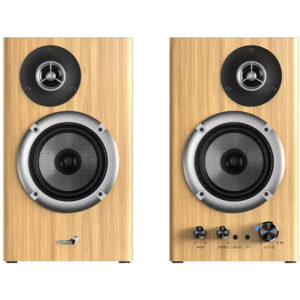 BOXE GENIUS 2.0, bluetooth, RMS: 50W (2 x 25W), bass control, treble control, mufa casti, Line-in 3.5mm, pine wood, "SP-HF1812BT" "31730055403" (timbru verde 4.00 lei)