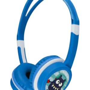 CASTI Gembird, cu fir, utilizare multimedia, conectare prin Jack 3.5 mm x 1, limitare volum pt. copii, albastru, "MHP-JR-B", (timbru verde 0.8 lei)