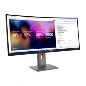 Lenovo Monitor ThinkVision P40WD-40 40" IPS 5K WUHD AG Curved 4ms 1000:1 120Hz Dock Daisy Speakers Tilt Swivel Lift 1mTB "64B4XAT1EU" (timbru verde 7 lei)