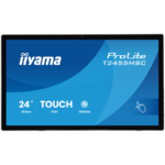 IIYAMA Monitor LED T2455MSC-B2 24" multi-touch IPS 400cd PCAP integrated webcam and a flexible stand "T2455MSC-B2" (timbru verde 7 lei)