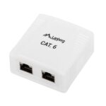 SURFACE-MOUNT BOX CAT.6 UTP SHIELDED "OS6-0002-W"