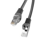 Patch cord Lanberg Cat.6 UTP 1M m ng "PCF6-10CC-0100-BK" (timbru verde 0.08 lei)